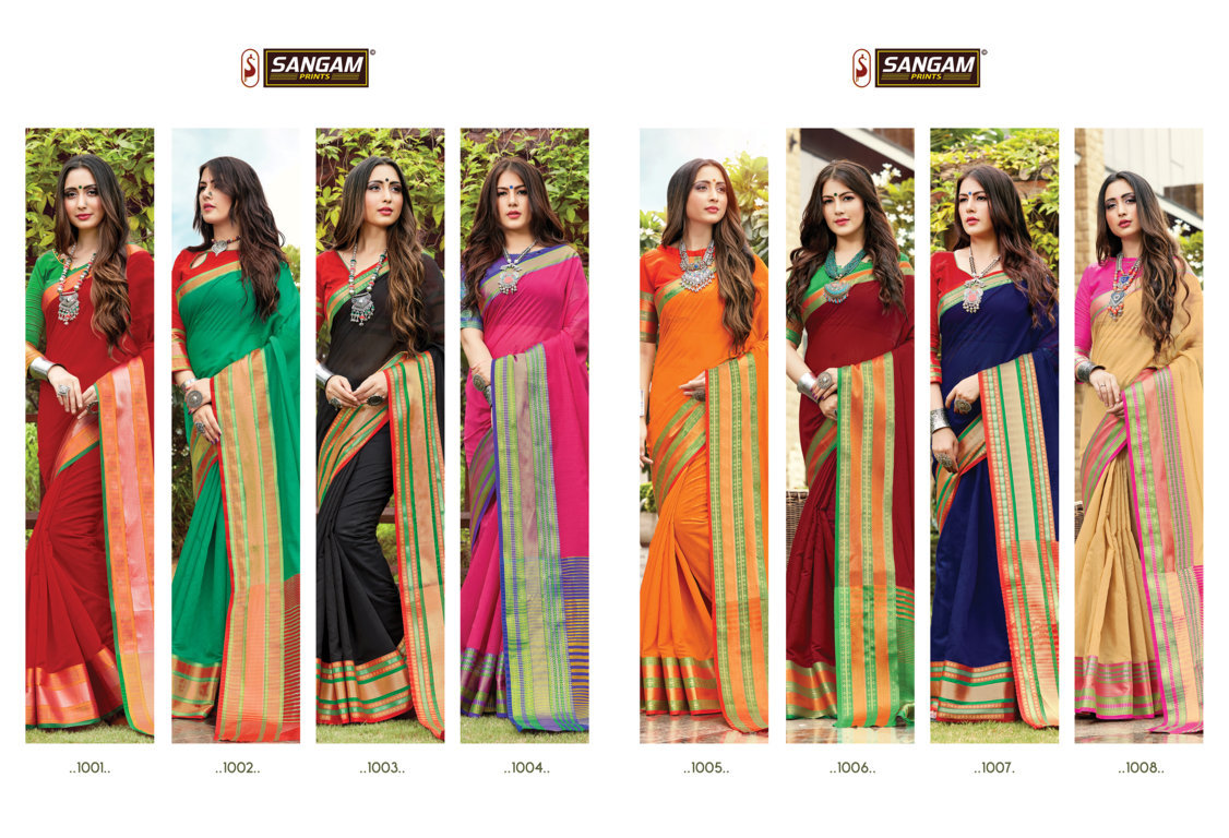 Sangam Presents Godawari Handloom Cotton Sarees