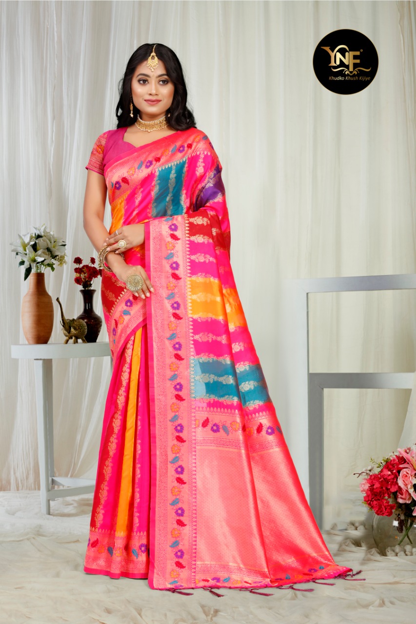 Ynf  Aadikara Silk  Buy Latest Designer Silk Saree Catalog