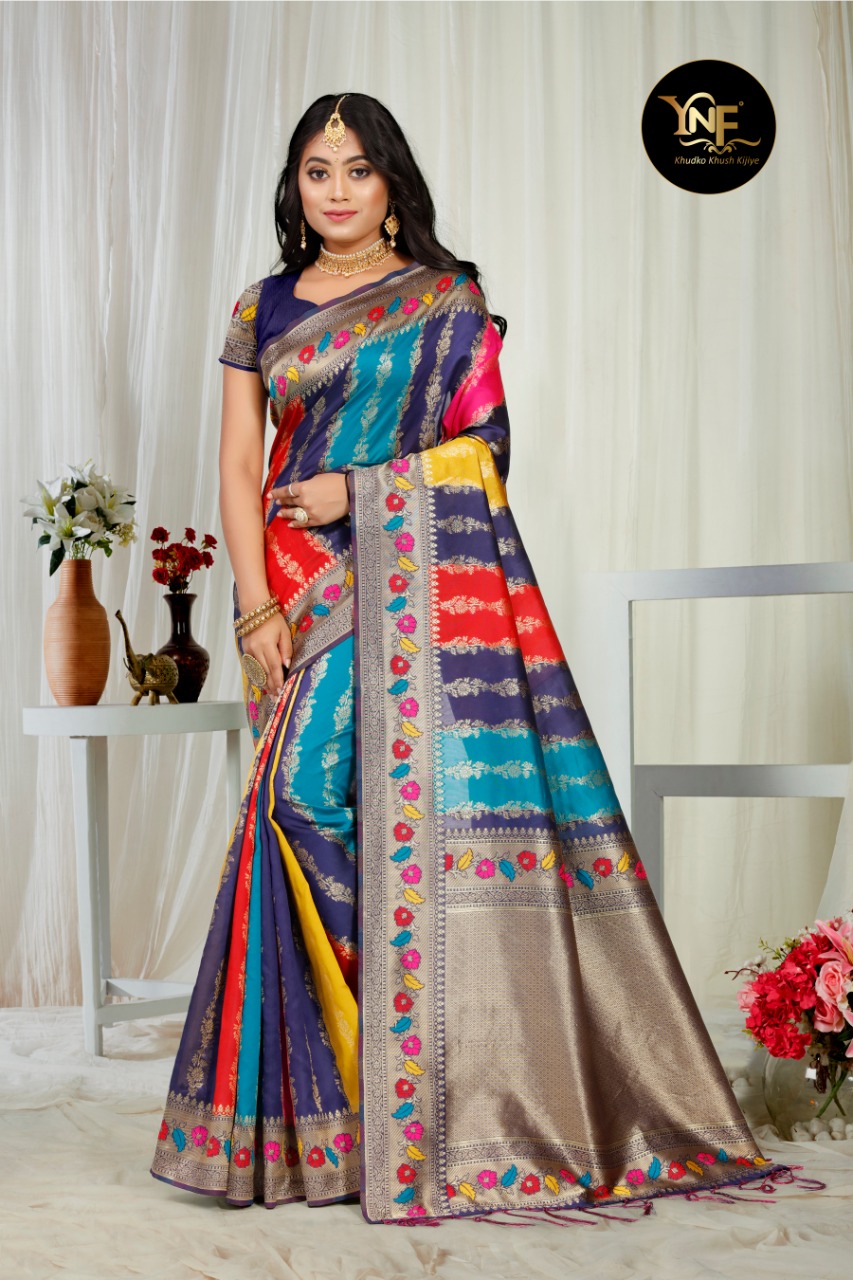 Ynf  Aadikara Silk  Buy Latest Designer Silk Saree Catalog