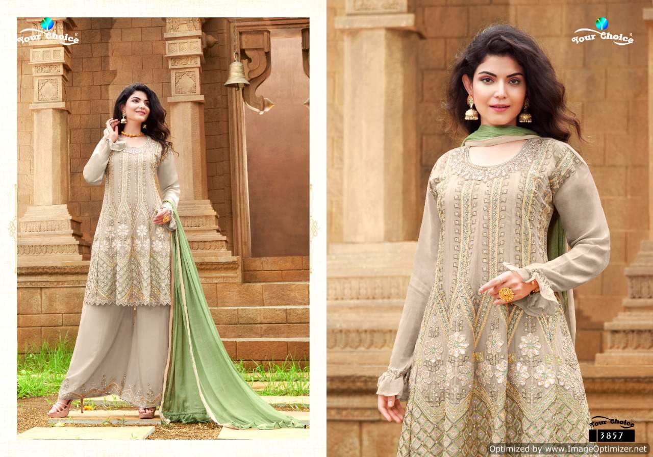 Your Choice Ragga Embroidery Wear Salwar Kameez Catalog