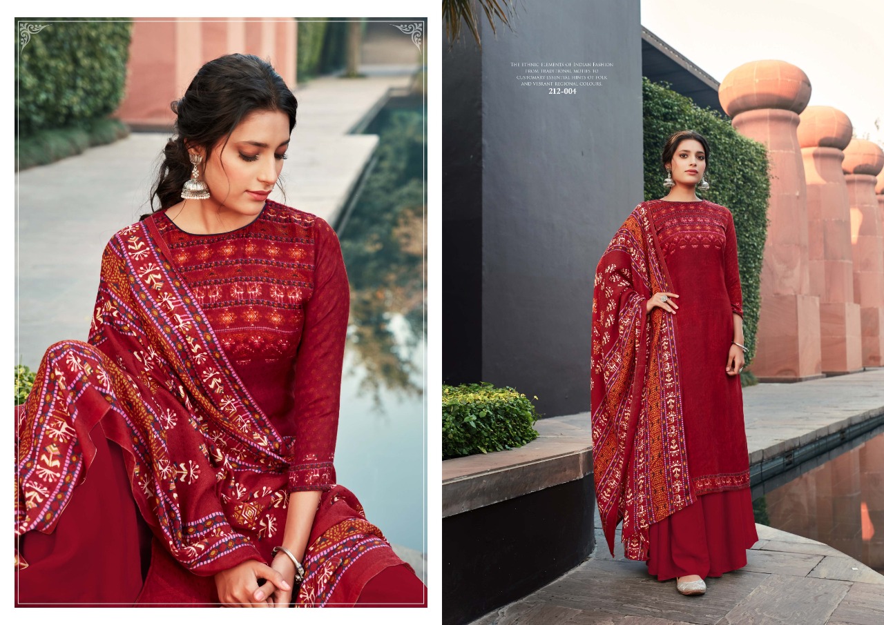 Zulfat Winter Breeze Vol 4 Designer Pashmina Digital Printed Buy Pashmina Women's Dress Materials