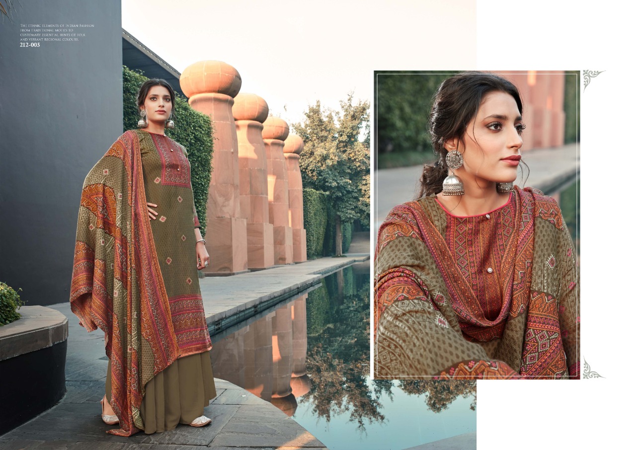 Zulfat Winter Breeze Vol 4 Designer Pashmina Digital Printed Buy Pashmina Women's Dress Materials