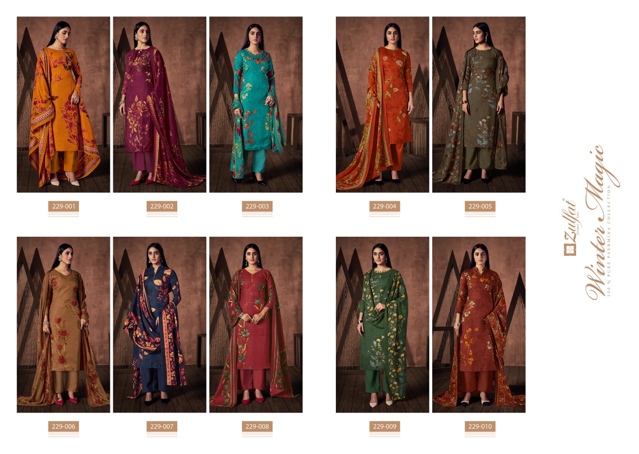 Zulfat Winter Magic Vol 4 Designer Dress Material Catalog
