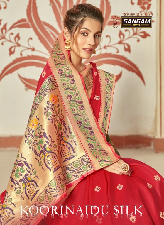 Sangam Presents Koorinaidu Silk Pure Soft Silk Sarees
