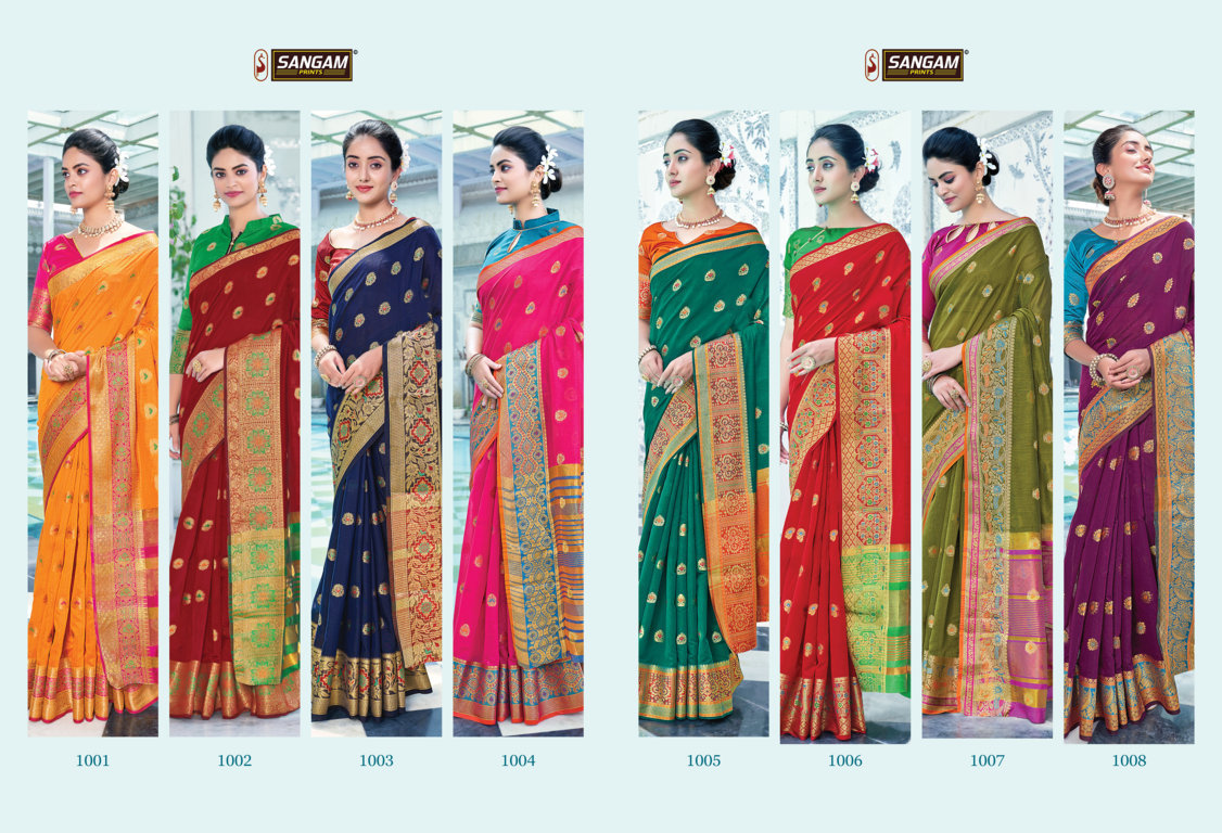 Sangam Radha Rani Cotton Handloom Sarees