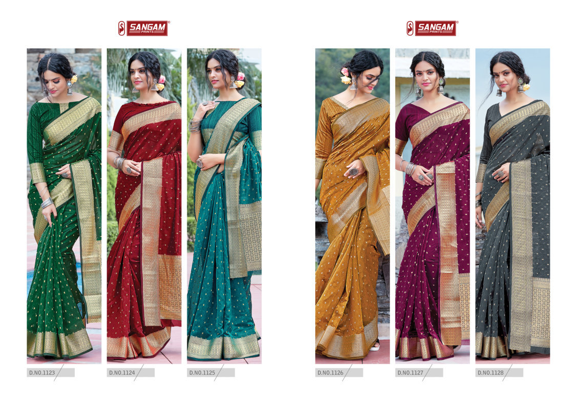 Sangam Anupama Organza Rich Pallu Sarees