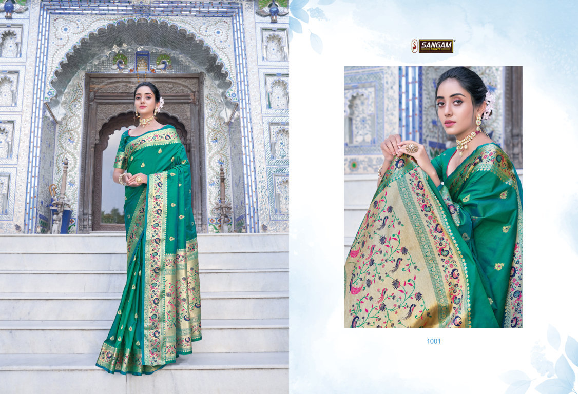 Sangam Presents Adishree Silk Pure Soft Silk Sarees