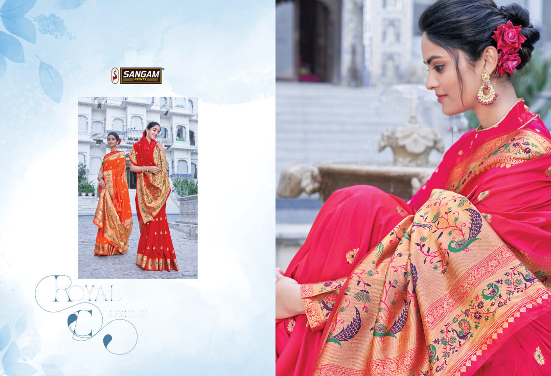 Sangam Presents Adishree Silk Pure Soft Silk Sarees