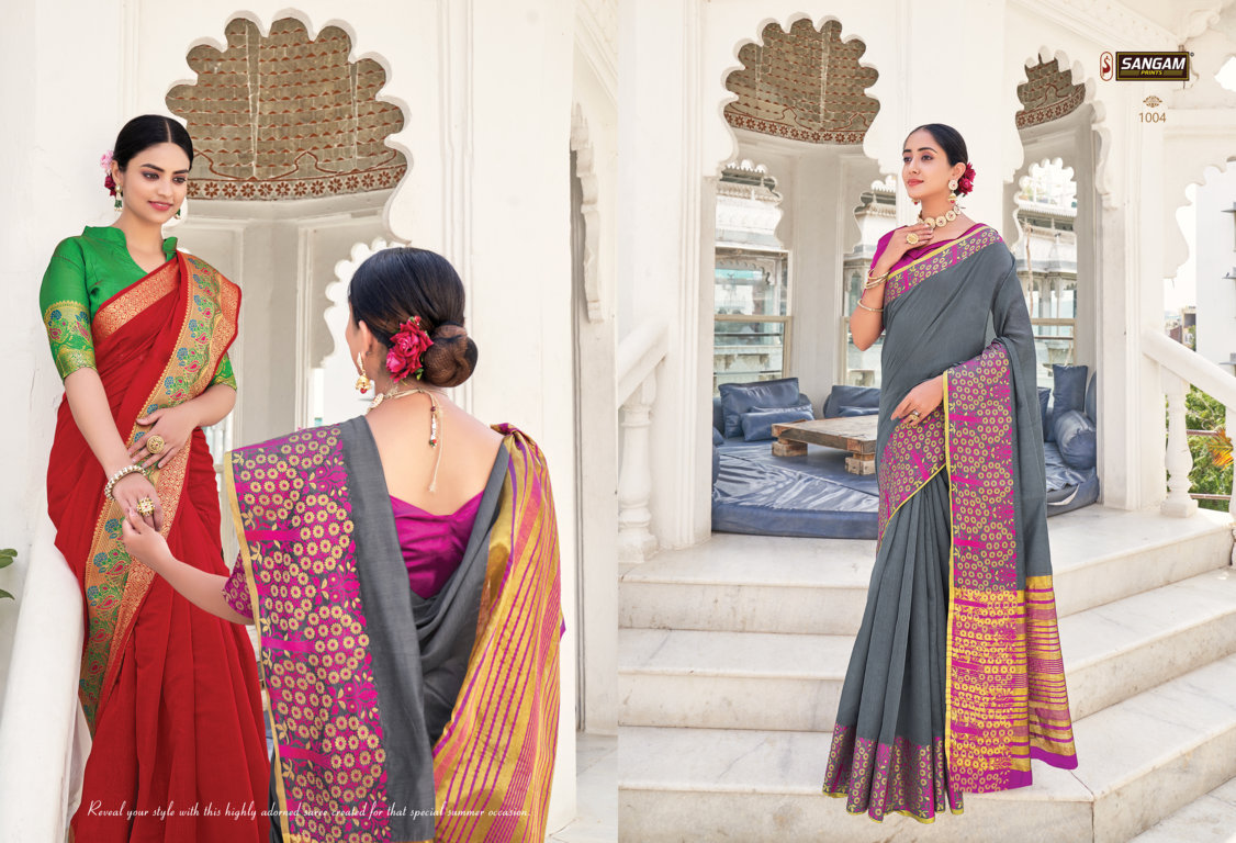 Sangam Matka Handloom Kadi Silk Sarees