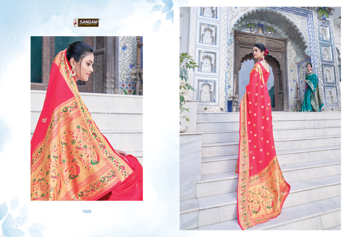 Sangam Presents Adishree Silk Pure Soft Silk Sarees