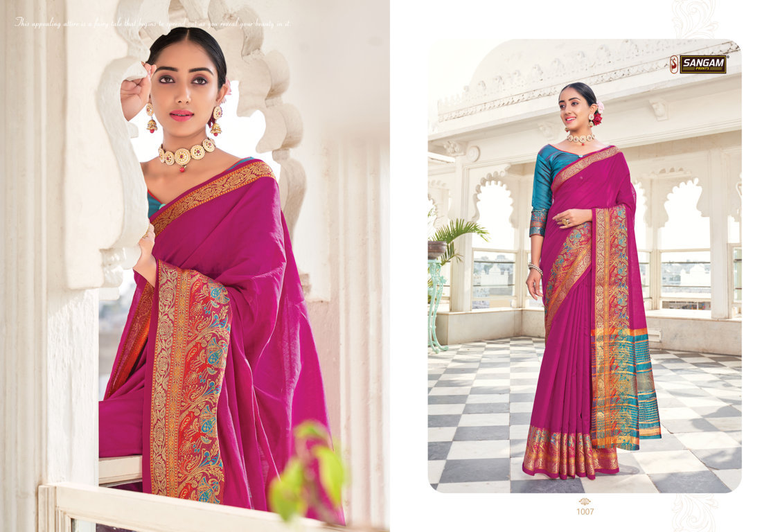 Sangam Matka Handloom Kadi Silk Sarees