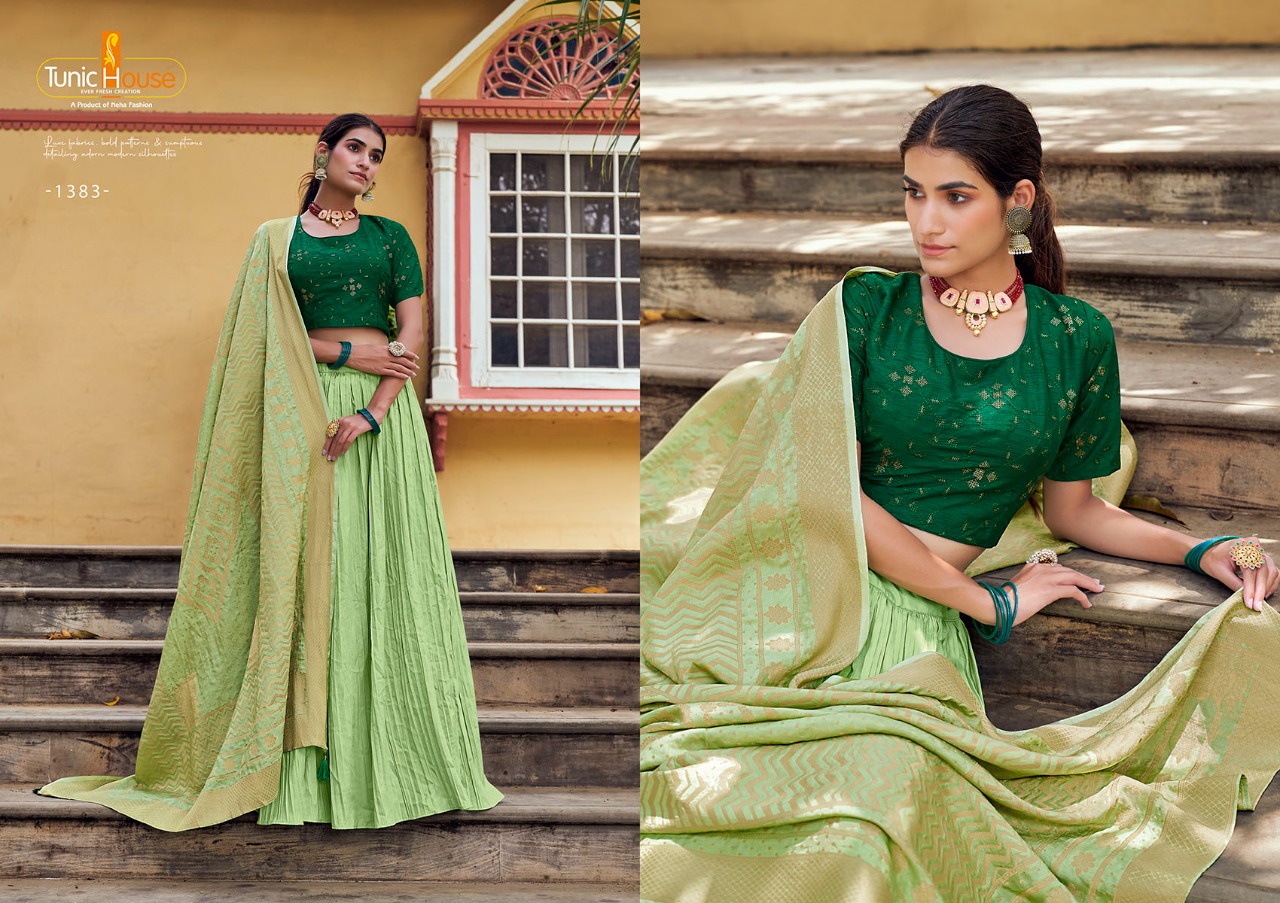 Tunic House Apsara Designer Readymade Lehenga Choli Dupatta Catalog