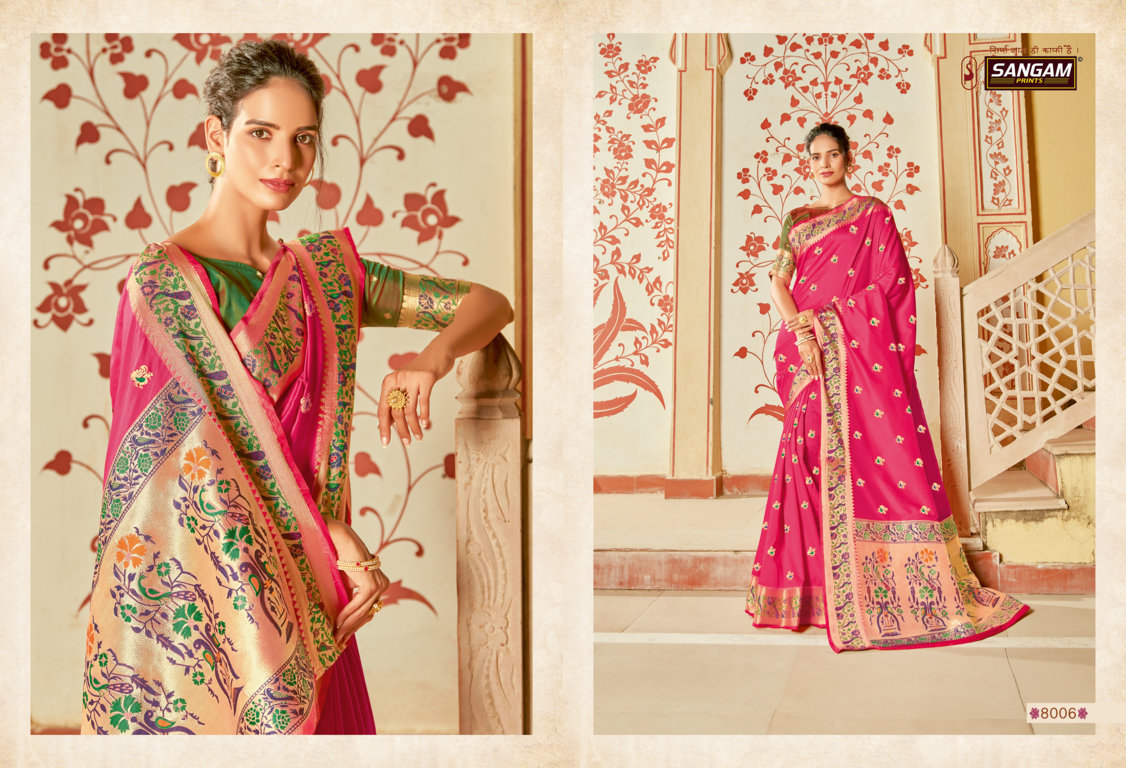 Sangam Presents Koorinaidu Silk Pure Soft Silk Sarees