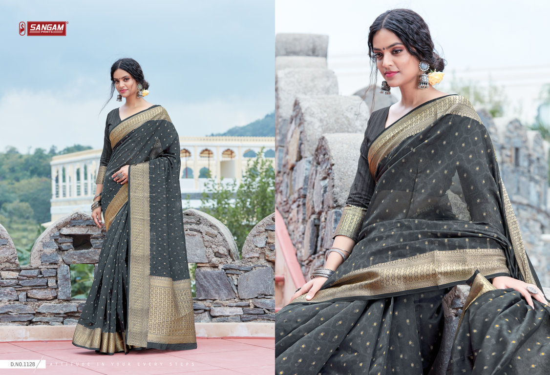 Sangam Anupama Organza Rich Pallu Sarees