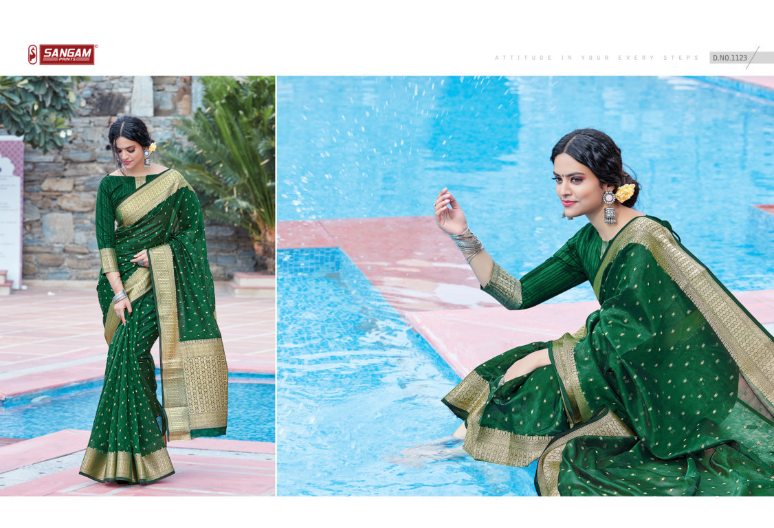 Sangam Anupama Organza Rich Pallu Sarees