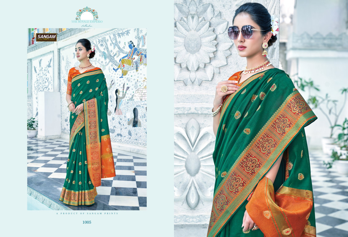 Sangam Radha Rani Cotton Handloom Sarees