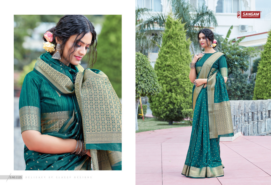 Sangam Anupama Organza Rich Pallu Sarees
