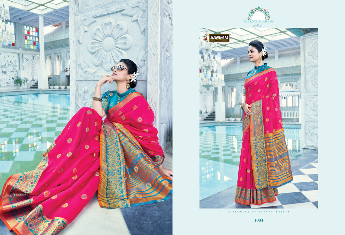 Sangam Radha Rani Cotton Handloom Sarees