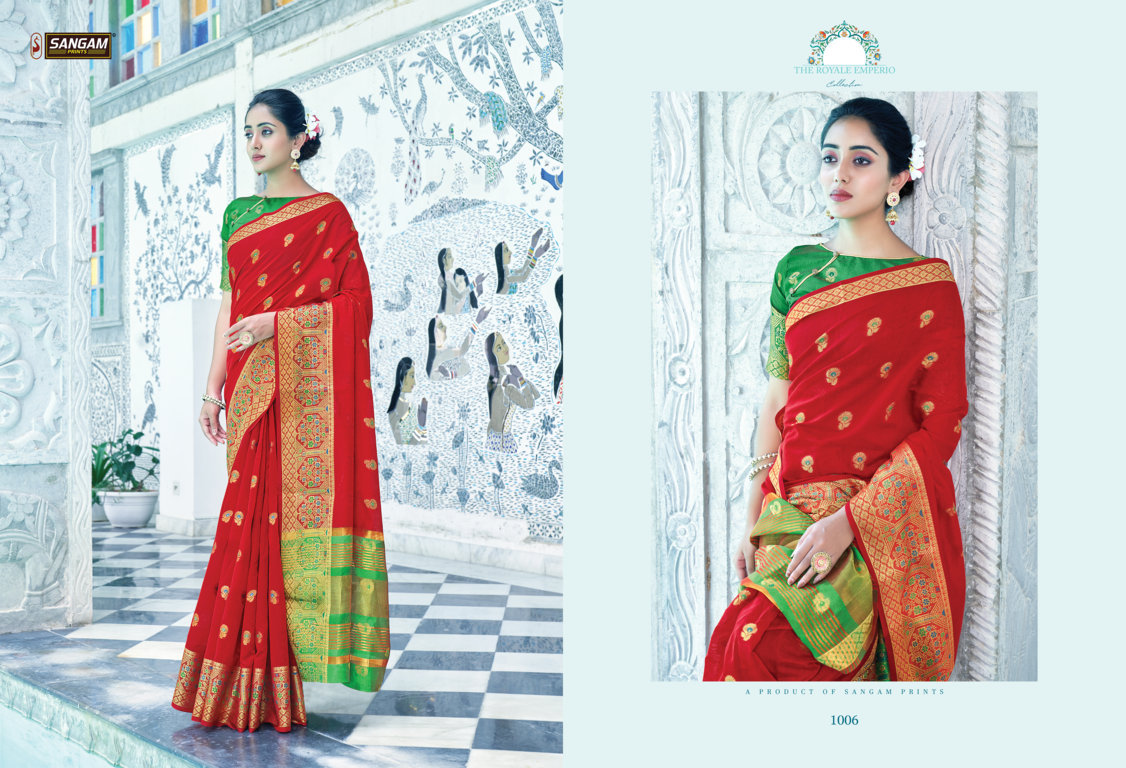 Sangam Radha Rani Cotton Handloom Sarees