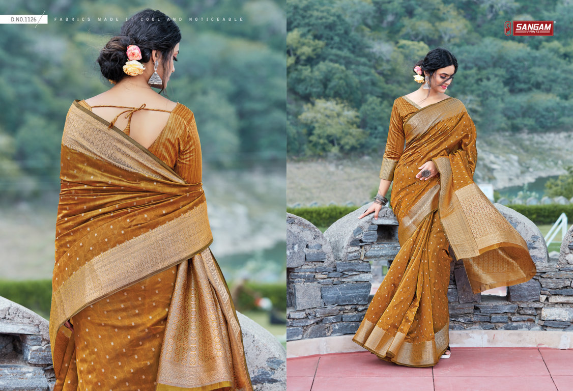 Sangam Anupama Organza Rich Pallu Sarees