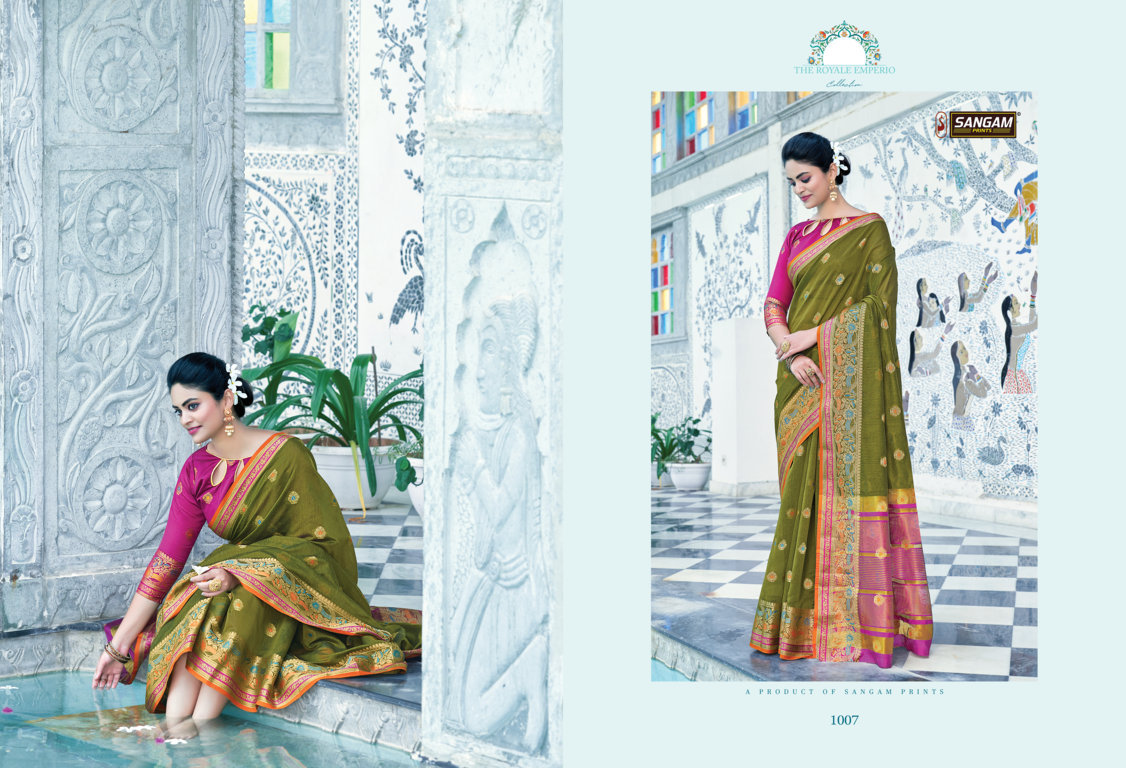 Sangam Radha Rani Cotton Handloom Sarees