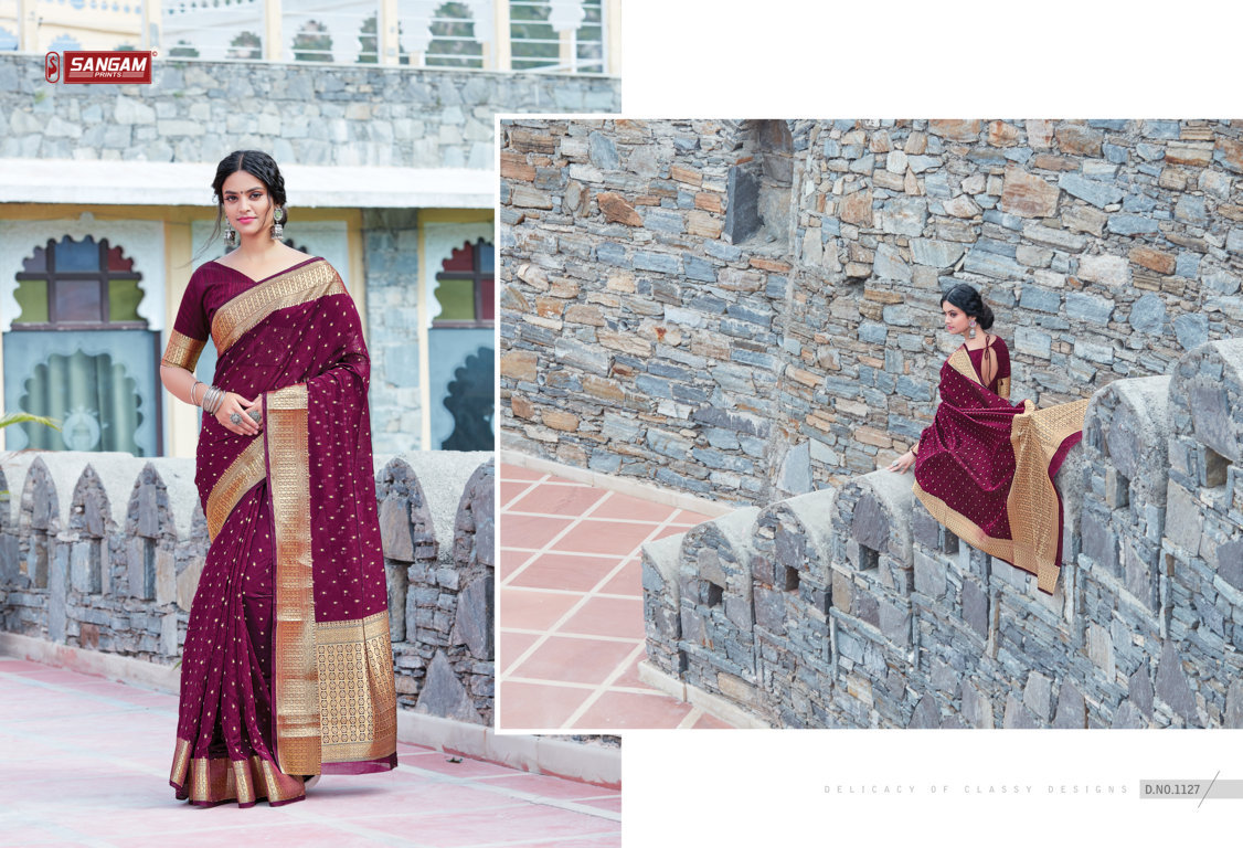 Sangam Anupama Organza Rich Pallu Sarees