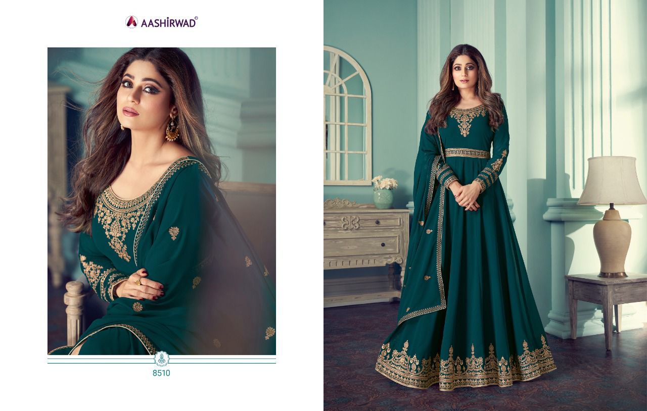Aashirwad Aditi Occasion Wear Designer Salwar Kameez Catalog