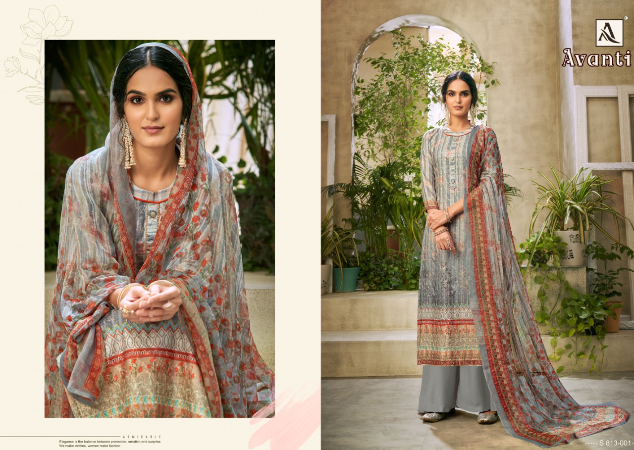 Alok Avanti  Vol 2 Jam Digital Print Designer Dress Material Catalog