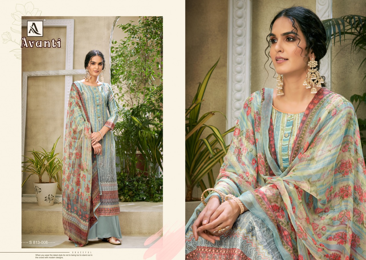 Alok Avanti  Vol 2 Jam Digital Print Designer Dress Material Catalog
