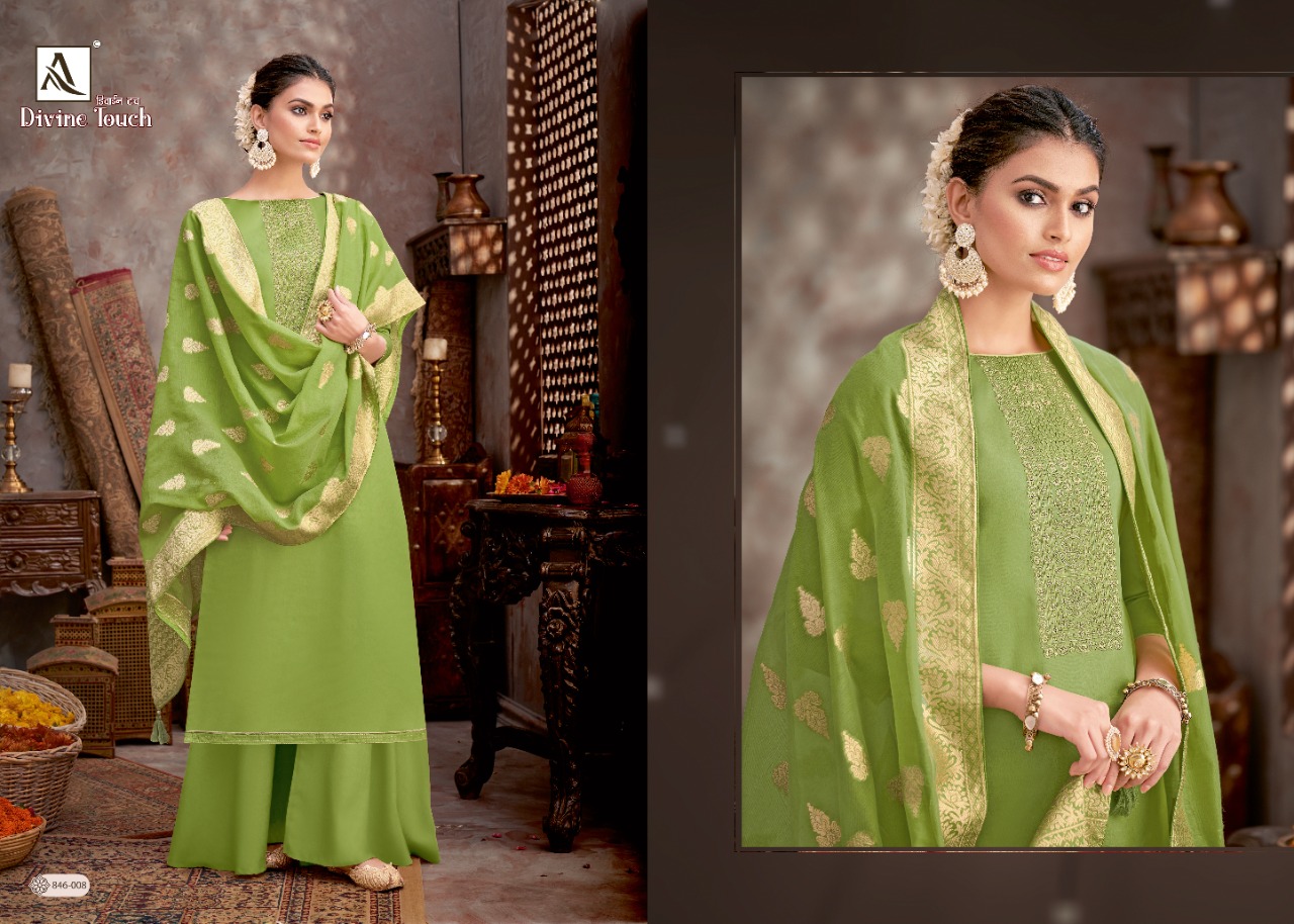 Alok Divine Touch Jam Cotton Designer Dress Material Catalog