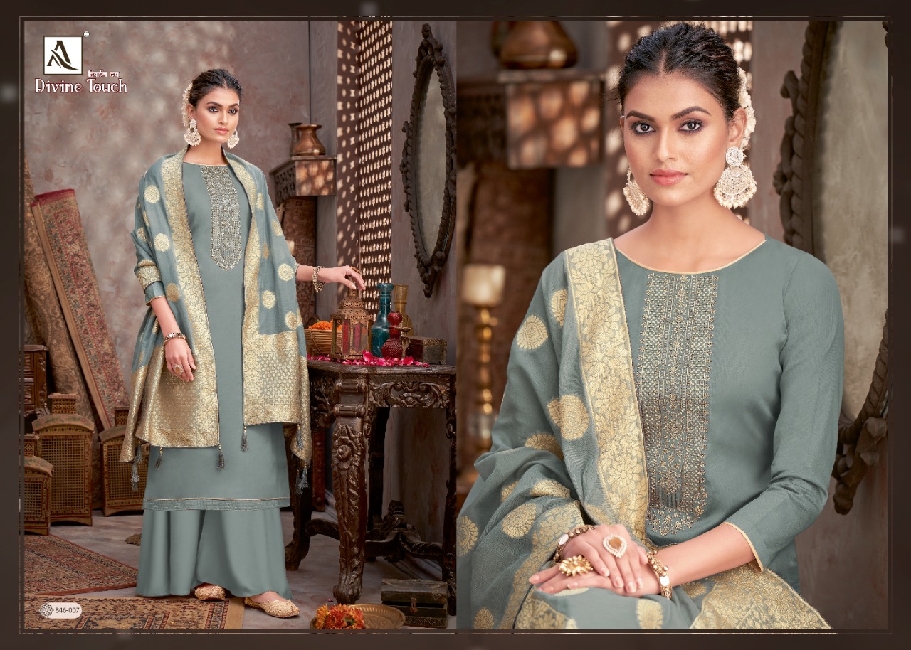 Alok Divine Touch Jam Cotton Designer Dress Material Catalog