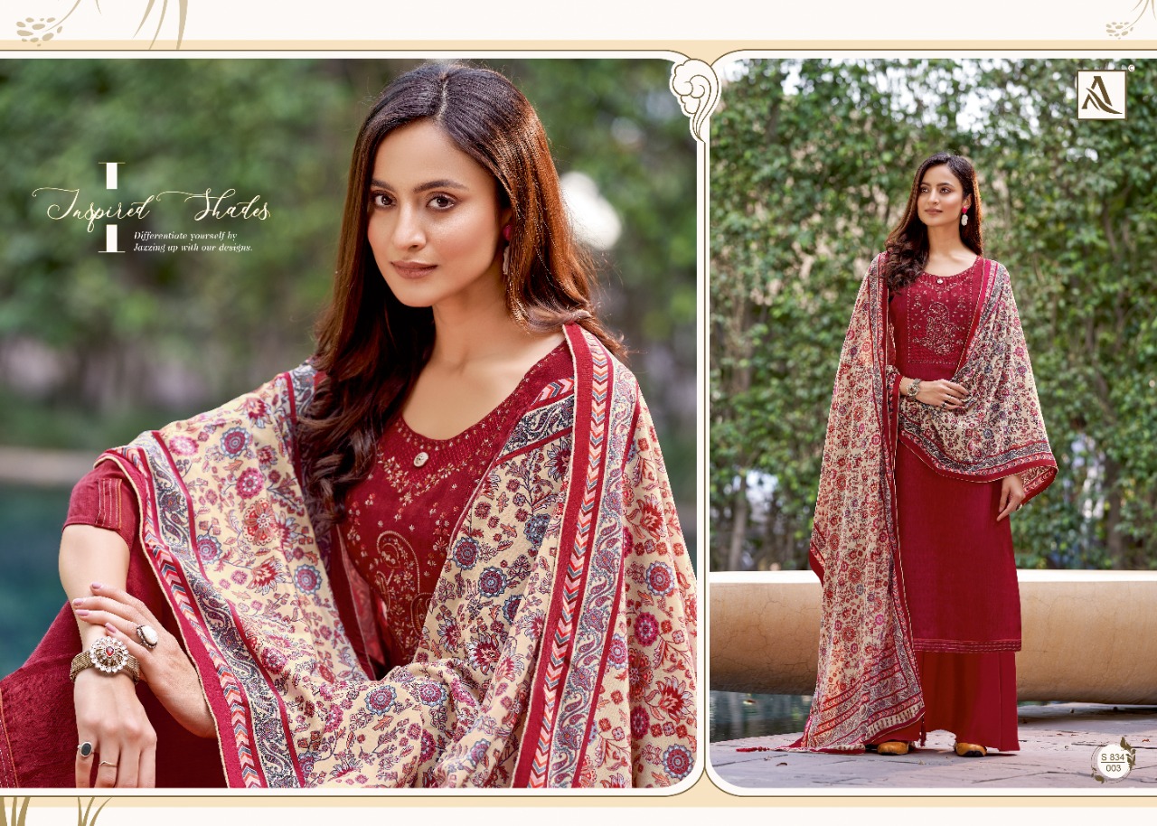 Alok Mahikaa Winter Wear Wool Pashmina Catalog
