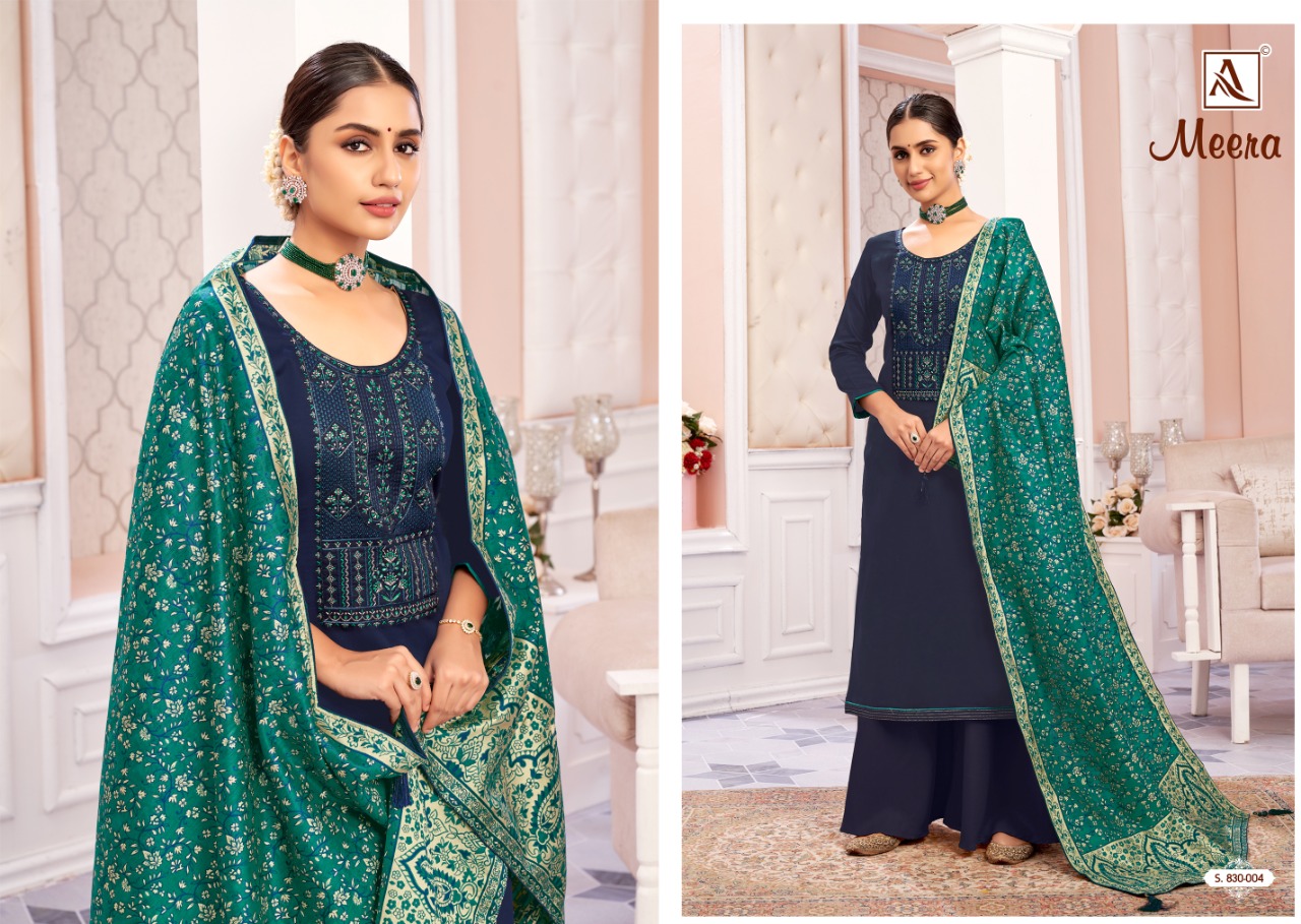 Alok Meera Vol 2 Jam Cotton Designer Dress Material Catalog