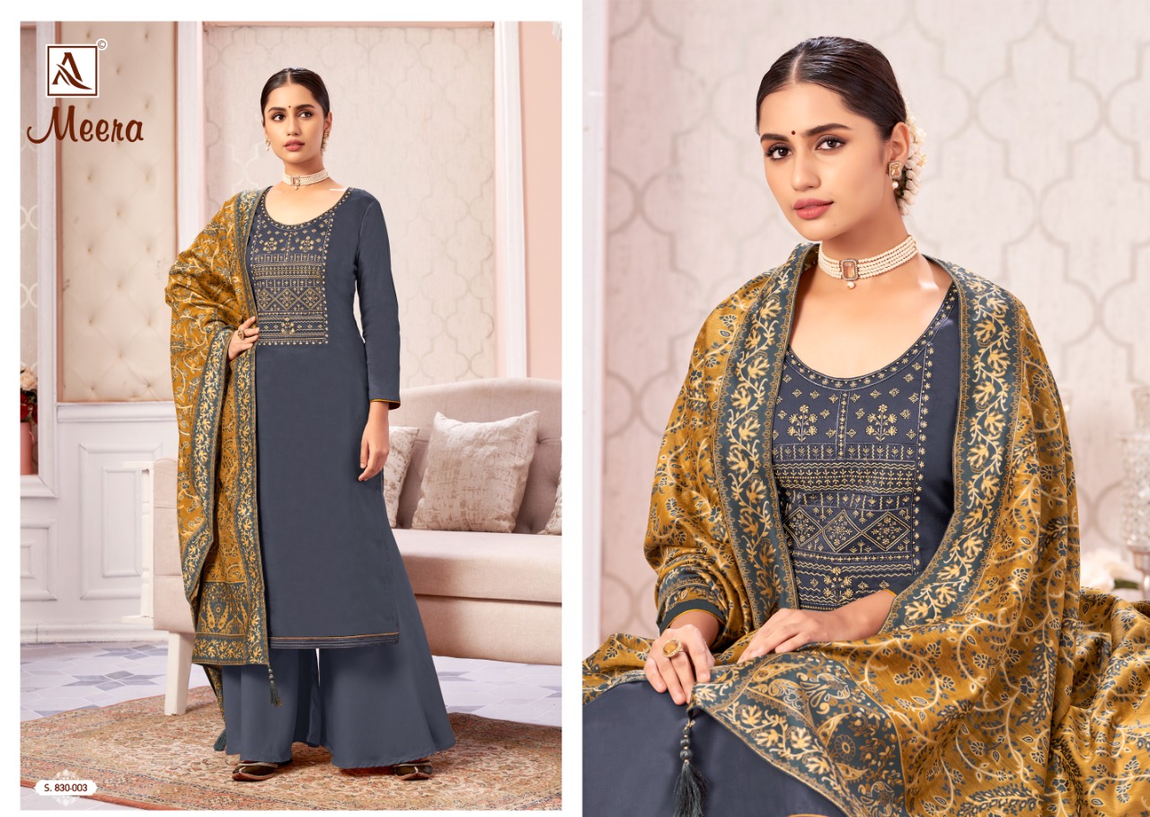 Alok Meera Vol 2 Jam Cotton Designer Dress Material Catalog