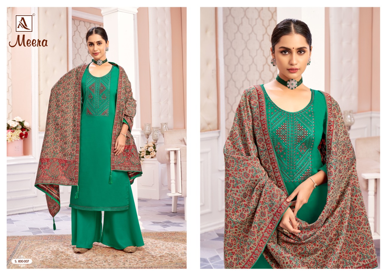 Alok Meera Vol 2 Jam Cotton Designer Dress Material Catalog