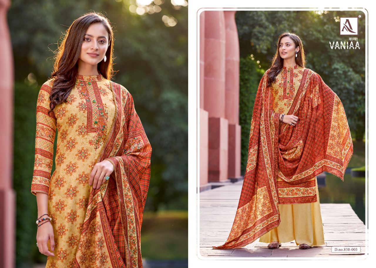 Alok Vaniaa Winter Wear Wool Pashmina Catalog