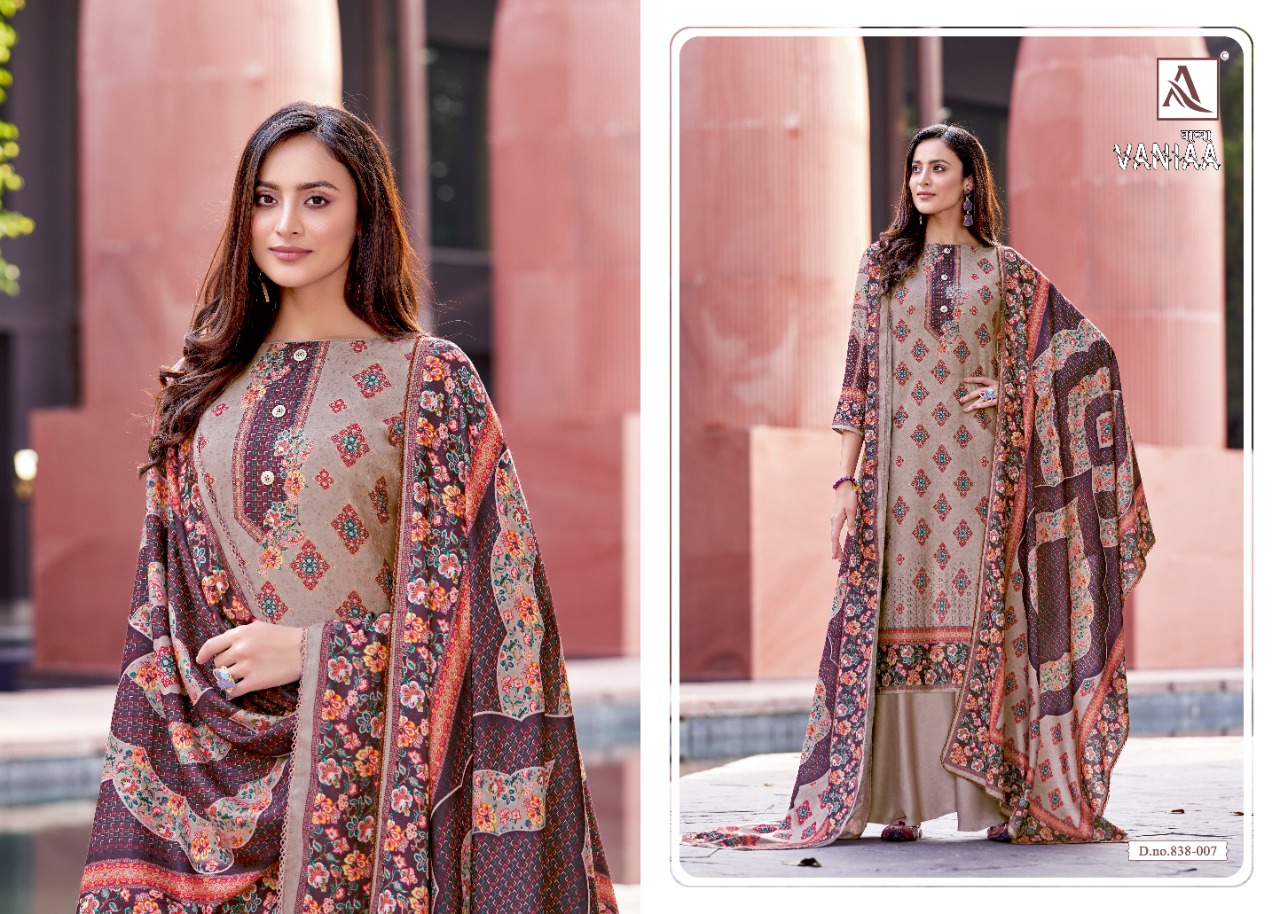 Alok Vaniaa Winter Wear Wool Pashmina Catalog
