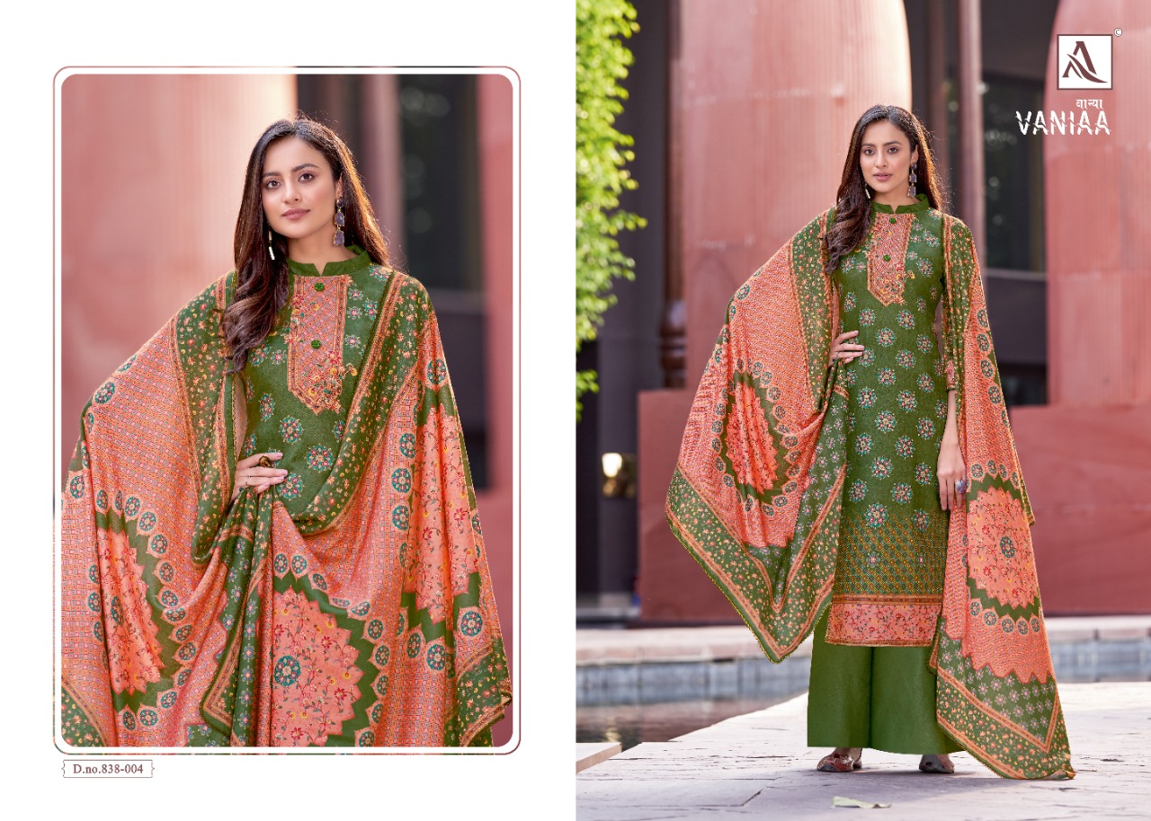 Alok Vaniaa Winter Wear Wool Pashmina Catalog