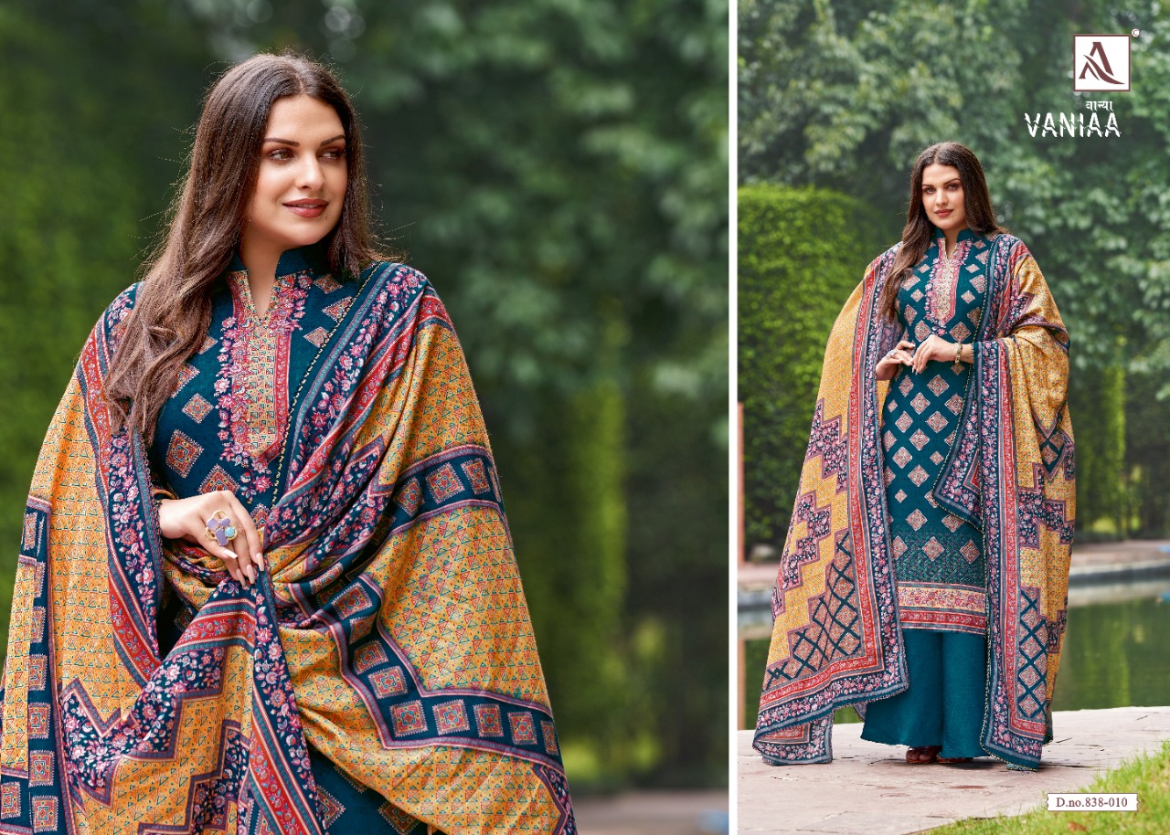 Alok Vaniaa Winter Wear Wool Pashmina Catalog