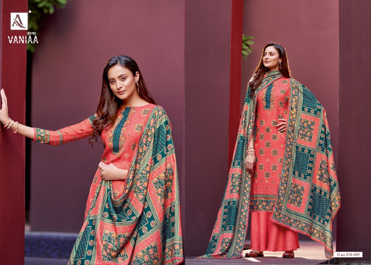 Alok Vaniaa Winter Wear Wool Pashmina Catalog