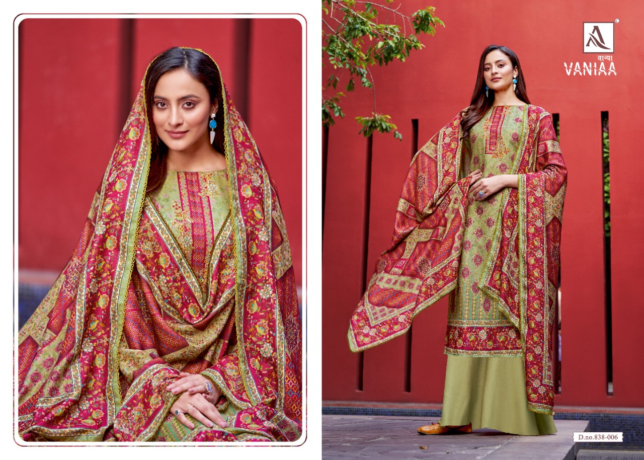 Alok Vaniaa Winter Wear Wool Pashmina Catalog