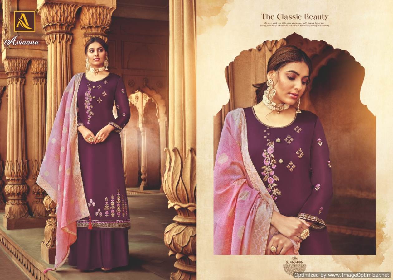 Alok Presents  Aviaana  Designer Dress Material