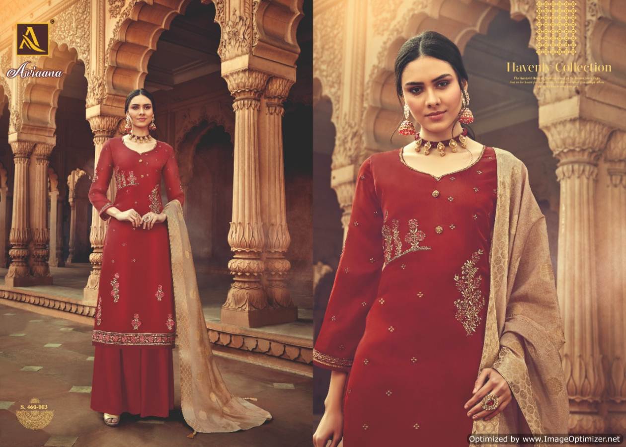 Alok Presents  Aviaana  Designer Dress Material