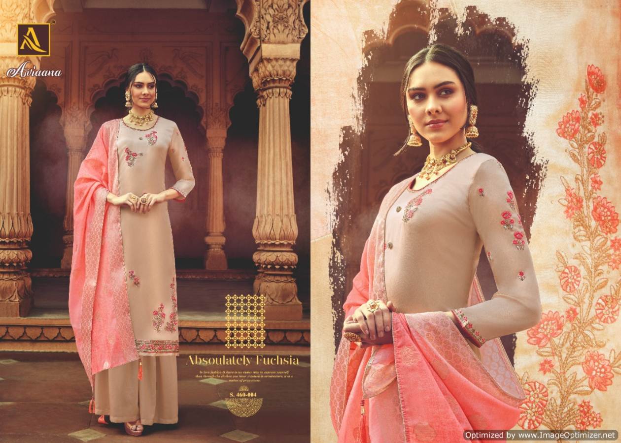 Alok Presents  Aviaana  Designer Dress Material