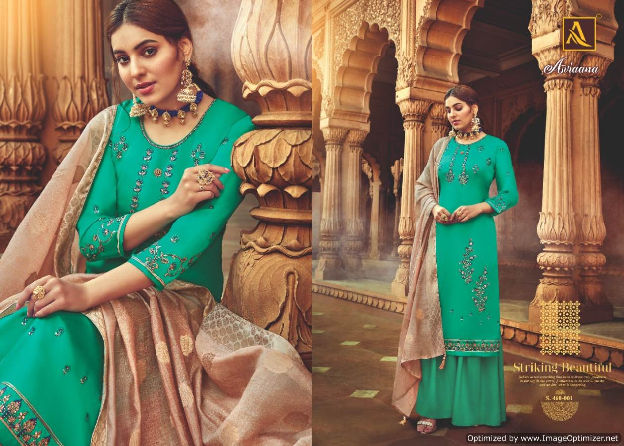Alok Presents  Aviaana  Designer Dress Material