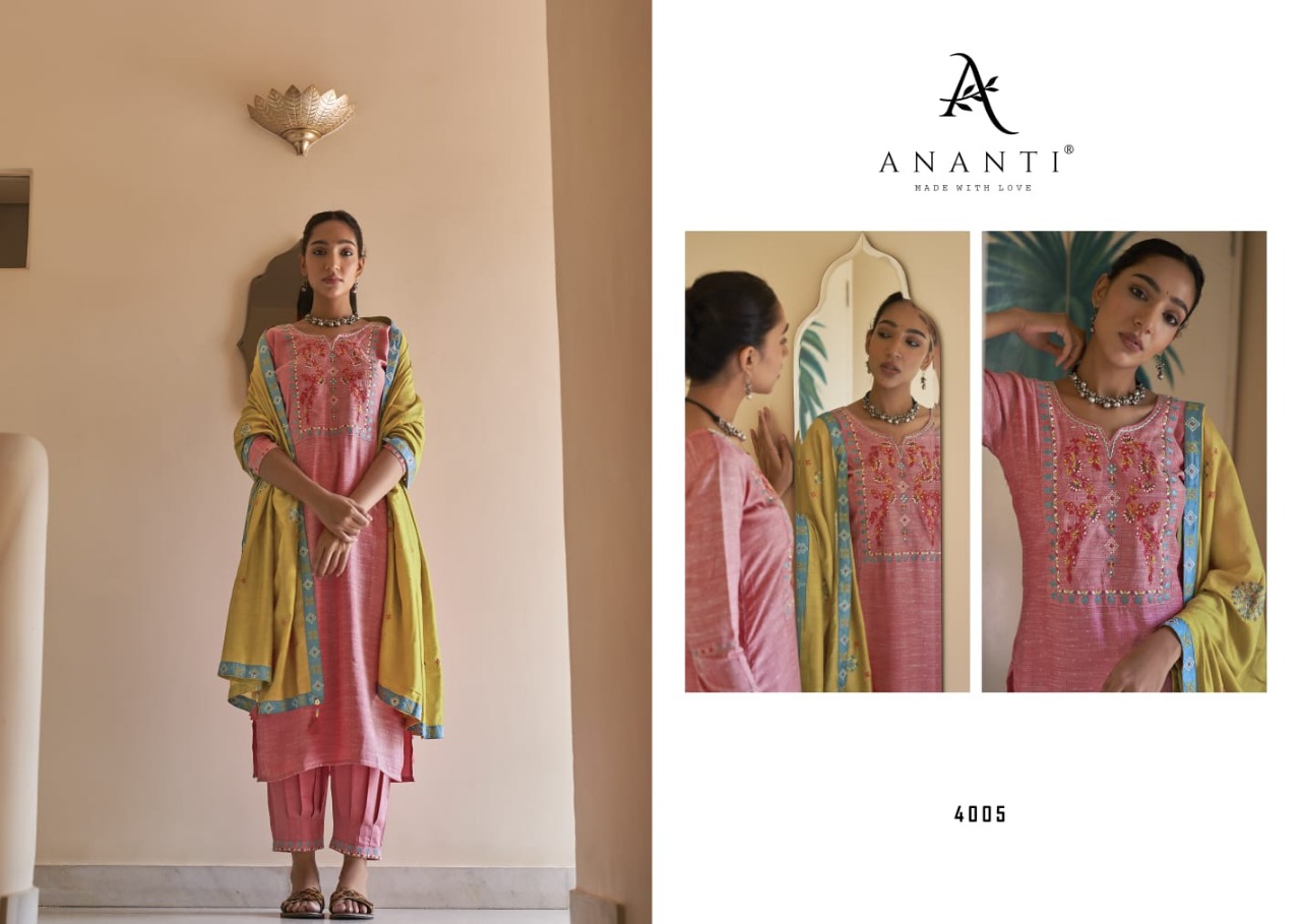 Ananti Aasharo Festive Wear Weaving Silk Ready Made Catalog