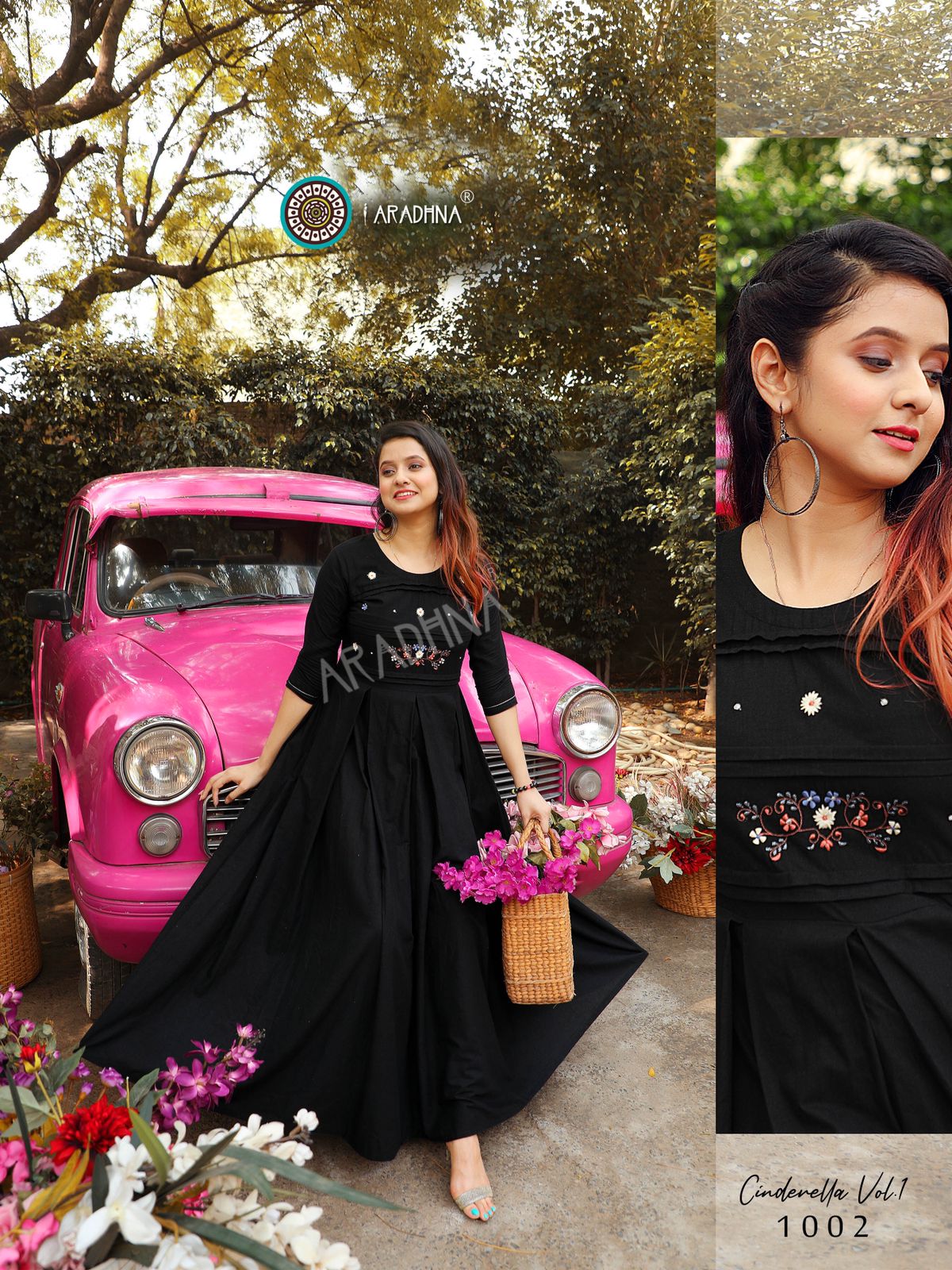 Aradhna Cinderella  Vol 1 Heavy Cotton Long Anarkali Kurti Catalog