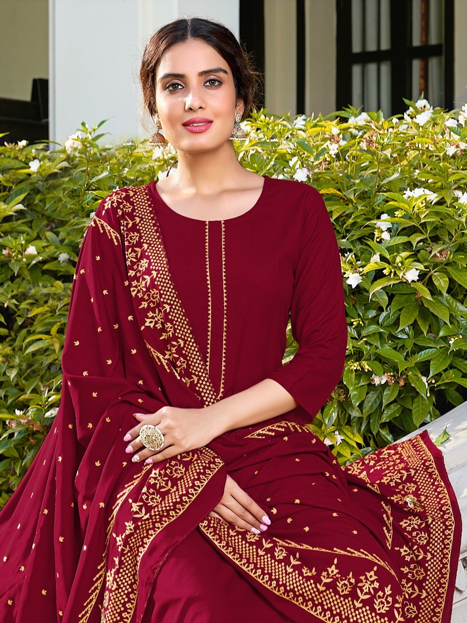Banwery Panghat Festive Wear Ready Made Catalog Buy Top  Bottom With Dupatta