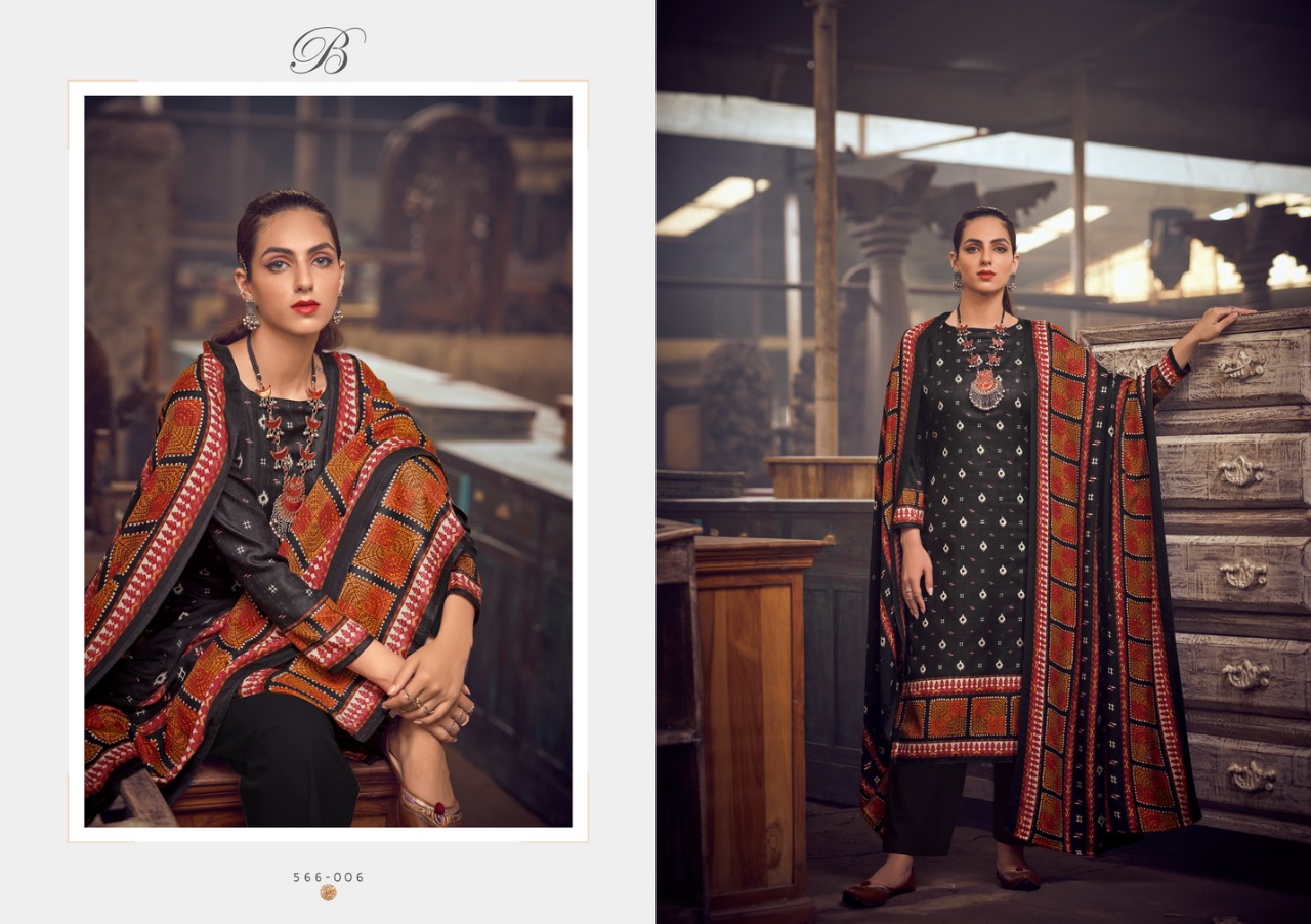 Belliza Al Marina Vol  5 Premium Winter Wear Woollen Pashmina Catalog
