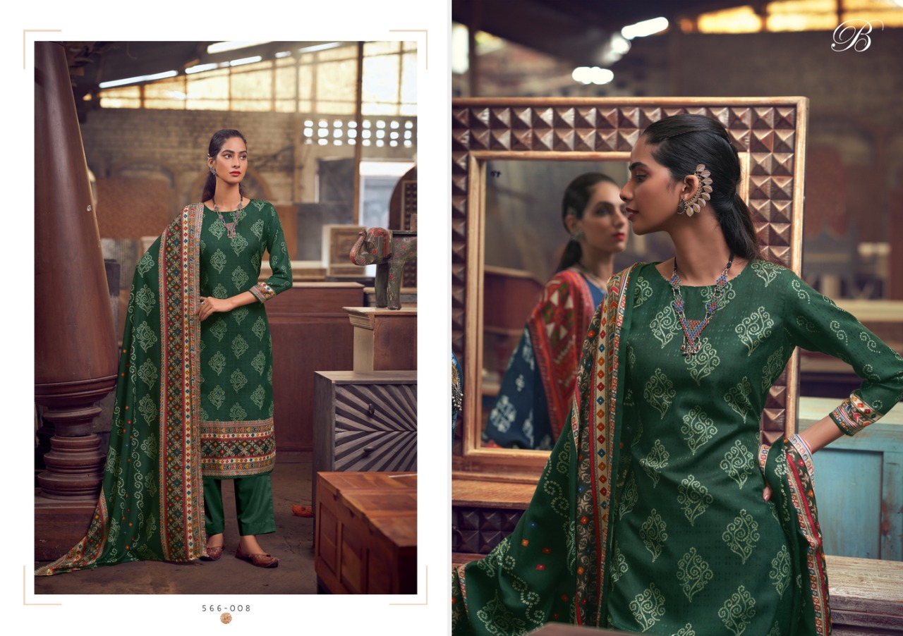 Belliza Al Marina Vol  5 Premium Winter Wear Woollen Pashmina Catalog